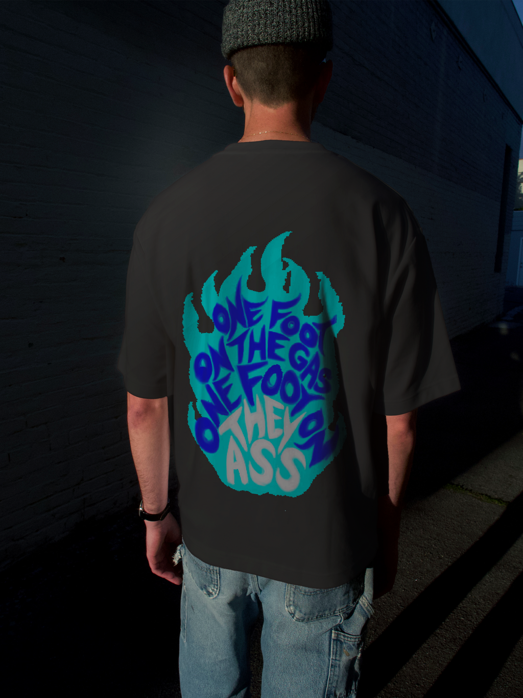 **PRE-ORDER | DEAD DIRT - FIRE STARTER TEE - Blue  (Copy)